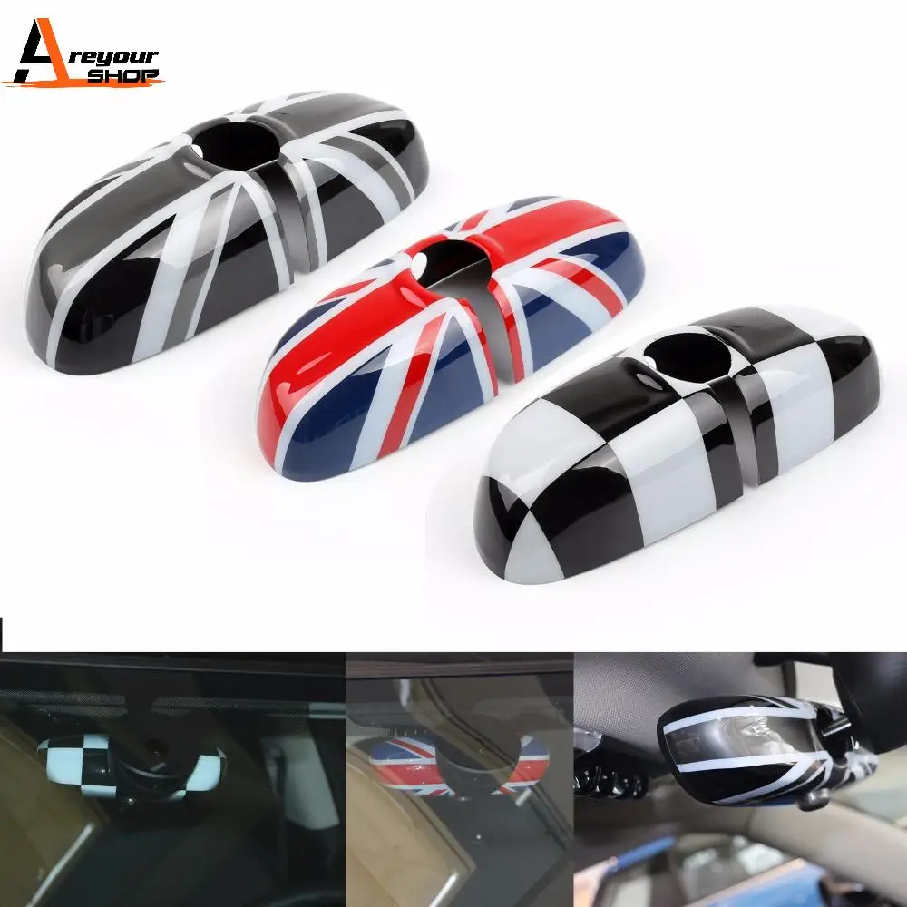 Areyourshop Car Rear View Mirror Cover Housing for MINI Cooper F56 F55 Hatchback ABS plastic Fashion Car Auto Styling