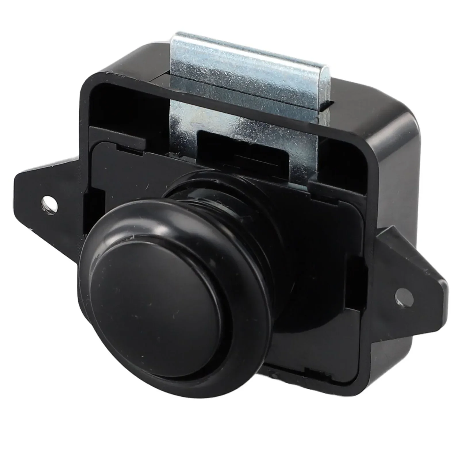 

1PC Button Catch Lock Zinc-Alloy Black For Cupboard-Door Motorhome Cabinet Camper Caravan Latch Knob Push Button Catch Lock