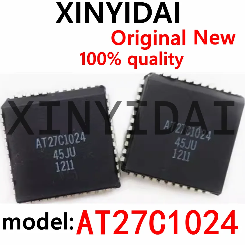 

1PCS AT27C1024-45JC PLCC-44 brand new original