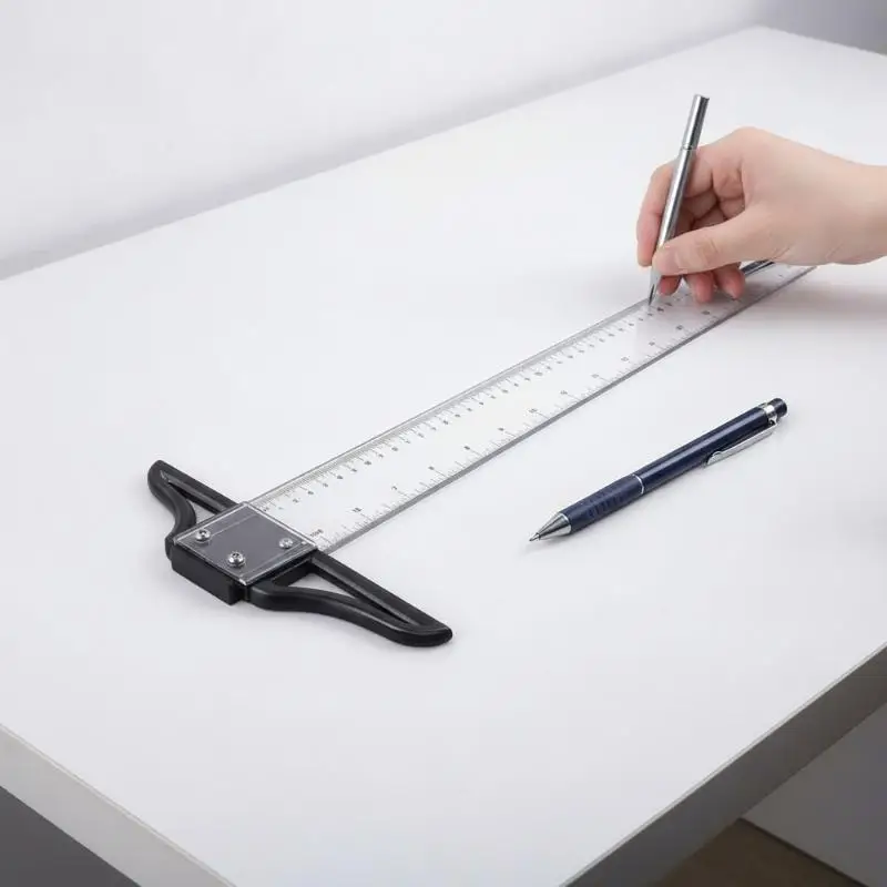 T Square Ruler 45/60/70/80cm Plastic Drafting Ruler Removable T Head Drawing Drafting Tool Design Art Supplies