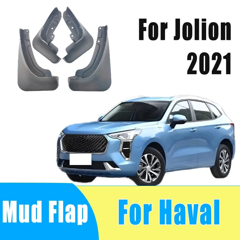 

4pcs Automotive Tire Mudguard Waterproof Prevent Mud Splashing Car Mud Flap Fender Trim Accessories For Haval Jolion 2021