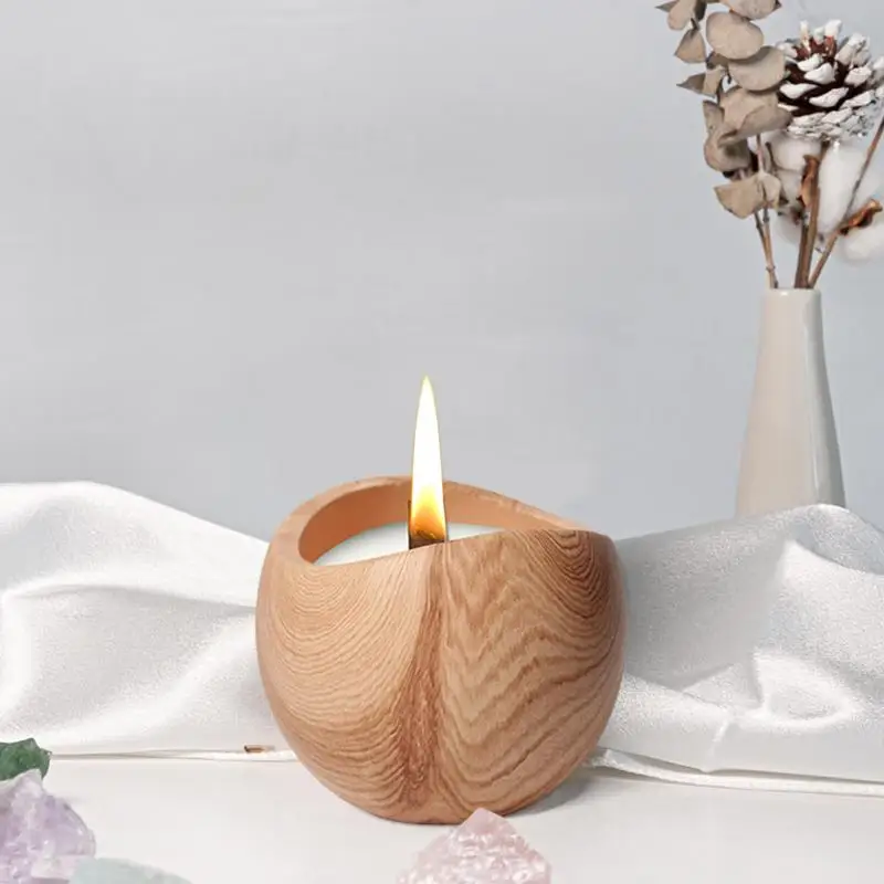 Candle Bowls For Candle Making Rustic Ceramic Candle Vessel Aromatherapy Table Decoration Home Empty Candle Holder For Scented