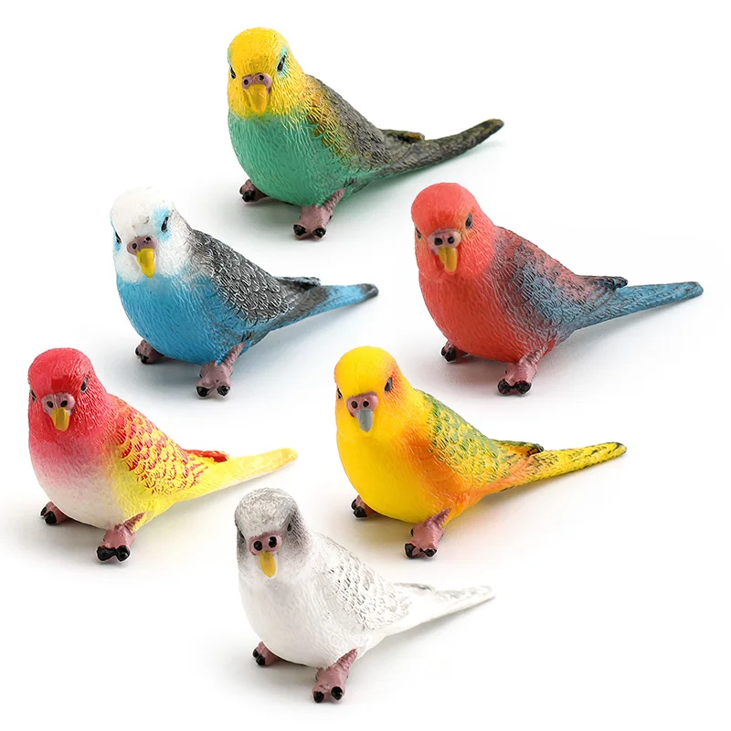 Simulated bird parrot children\'s ornament toy