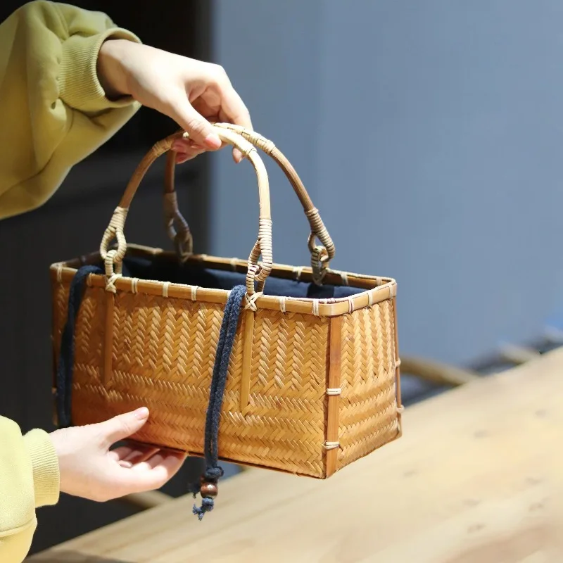 

Intangible Cultural Heritage Handmade Bamboo Woven Bags, Handbags, Tea Sets, Bamboo Products, Bags, Bamboo Baskets