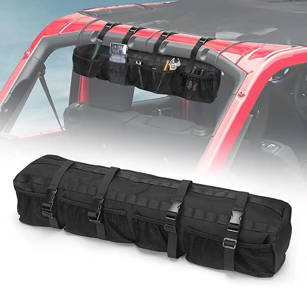 

Сумка-органайзер для хранения рулонной планки UTV для Jeep Wrangler LJ TJ JK JL и Gladiator JT Багажник Polaris Ranger RZR, Polaris Rang