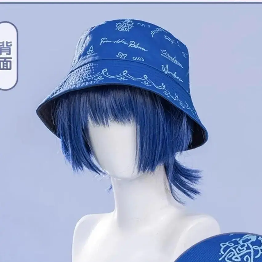 ゲーム原神インパクトコスプレ放浪者漁師帽子ユニセックススカラムーシュバラード両面キャップクニクズシ衣装アクセサリー