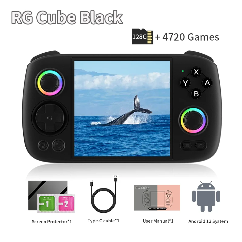 ANBERNIC RG Cube Handheld Game Console 3.95'' IPS Multi-touch