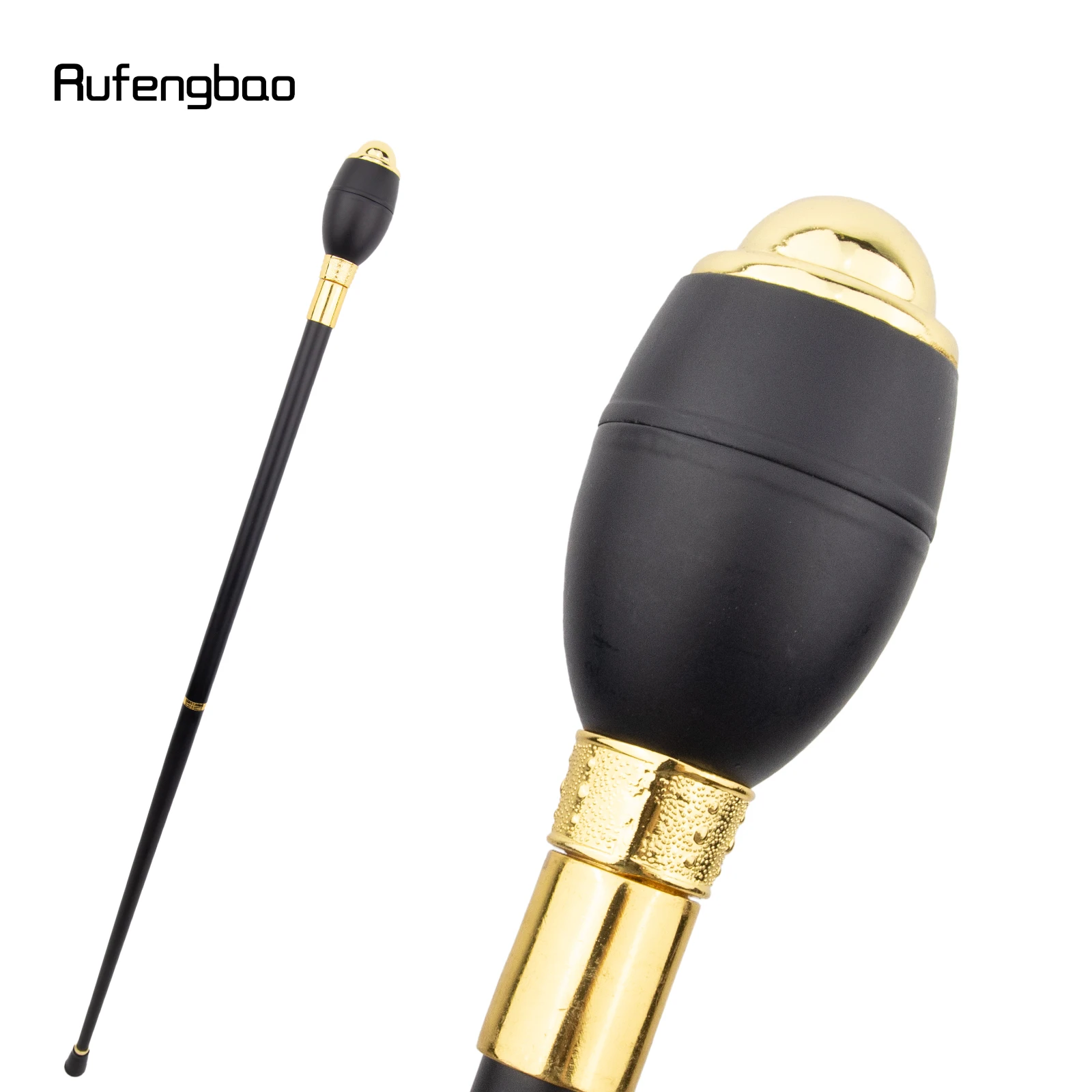 หนังสีดํา Ellipse Silver Walking Cane แฟชั่นตกแต่งเดิน Stick สุภาพบุรุษ Elegant คอสเพลย์ Cane Crosier 92 ซม