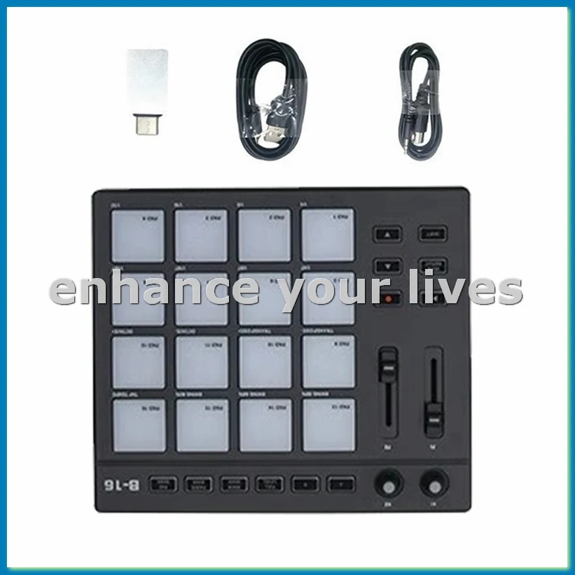 

B16 MIDI-клавиатура, ударная площадка — для музыкального производства, DJ-контроллер-аранжировщик-VVNB