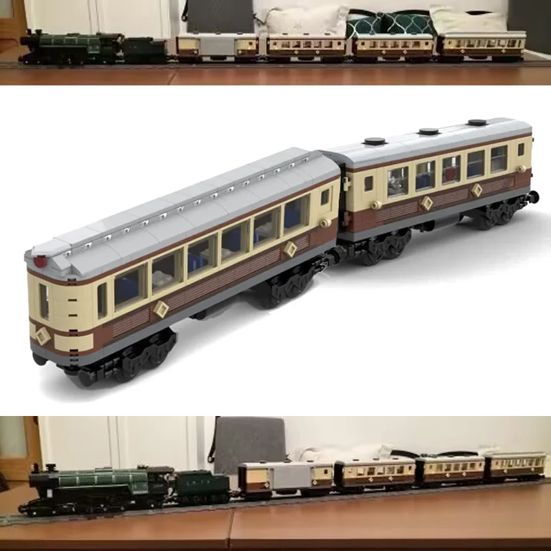 

Train Cabin Fit for 10194 The Emerald Night Train Bricks Model Moc City Car Carriage Building Blocks Creative Idea Expert ​Toys