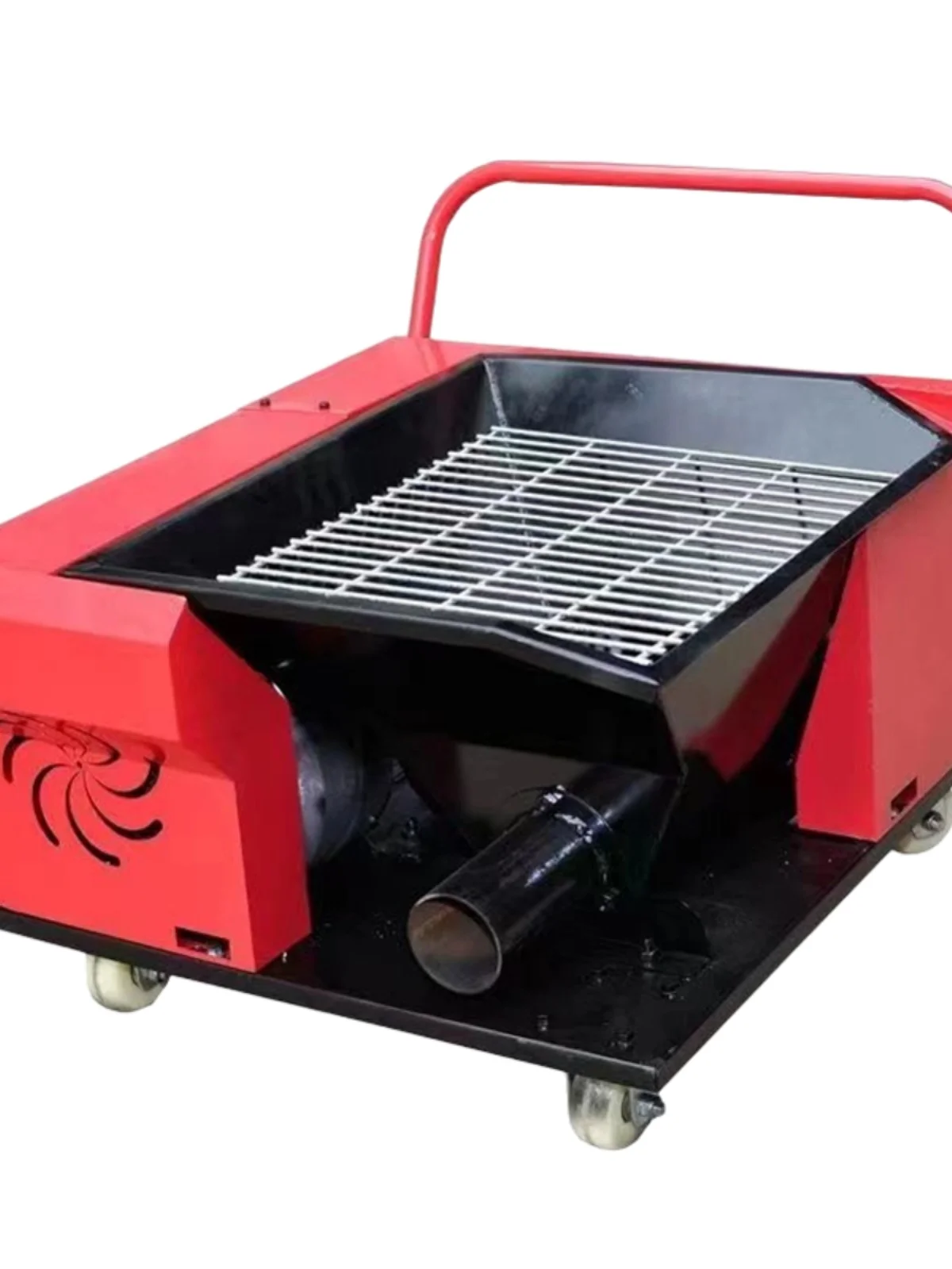 

New Secondary Structure Charging Machine Small Type Concrete Pump Cement Fine Stone Mortar Pouring Ground Pump Spiral