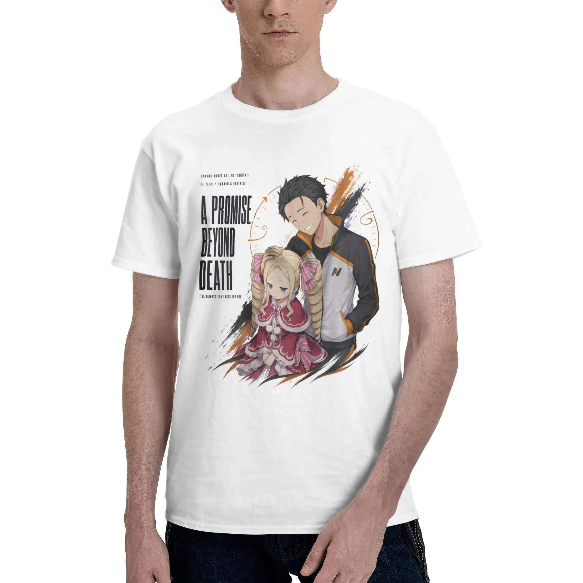 Re:ZERO Starting Life in Another world Tee Shirt for Men Women Gift Idea T Shirts  Cotton Clothing