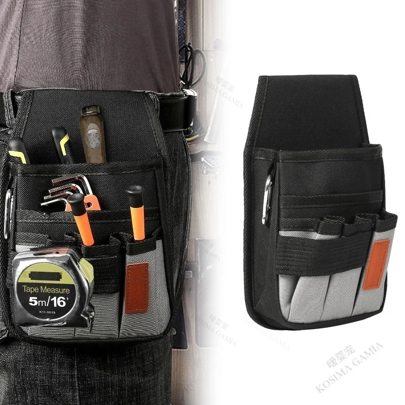 

Водонепроницаемая кожаная поясная сумка для инструментов, 1 шт., мужской портативный поясной ремень для хранения, прочный, износостойкий, прочный