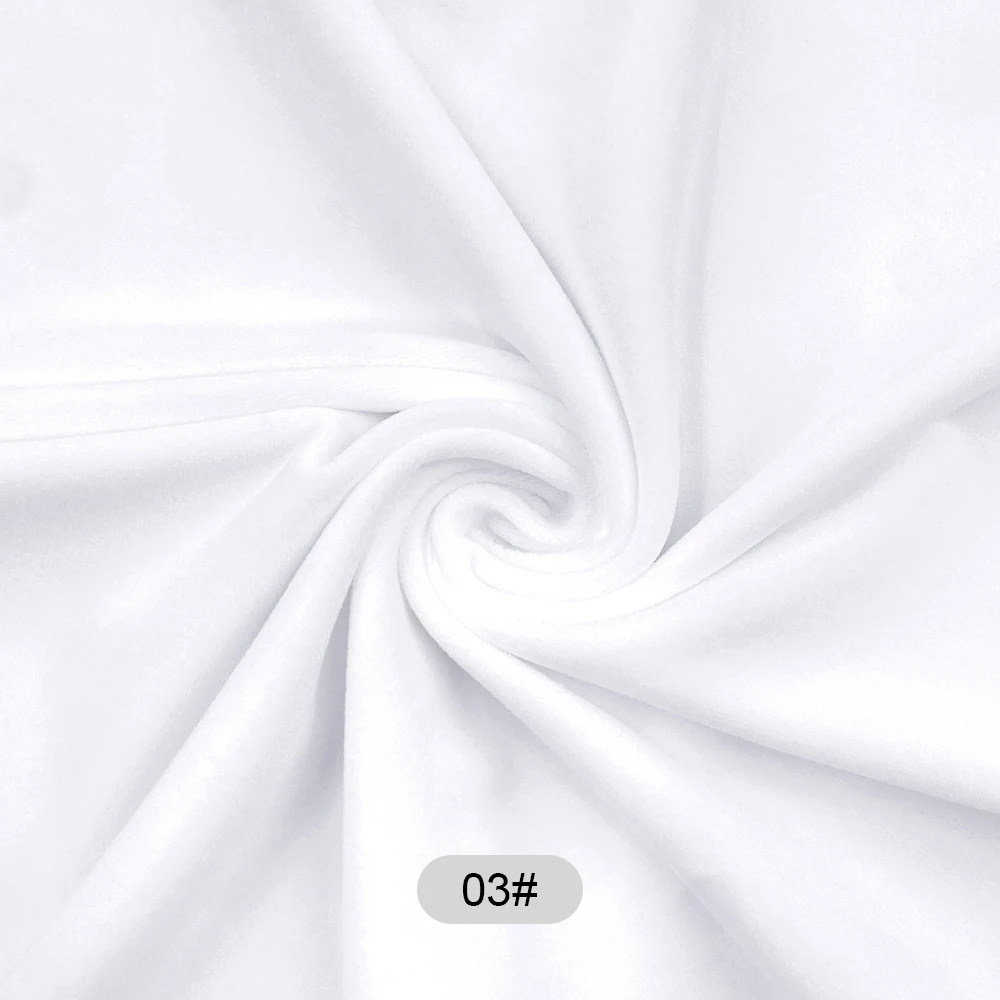 40 Farben 50x50cm Stretch Mochi Glatter Minky Stoff Hopen 95 % Polyester 5 % Spandex Stretch 4-seitiger Plüschstoff für DIY-Nähspielzeug
