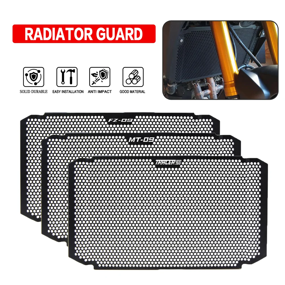 

For Yamaha MT09 MT-09 SP FZ09 FZ-09 Tracer 900 2021 2022 2023 Motorcycle Radiator Guard Protector Grill Cover Grille Protection