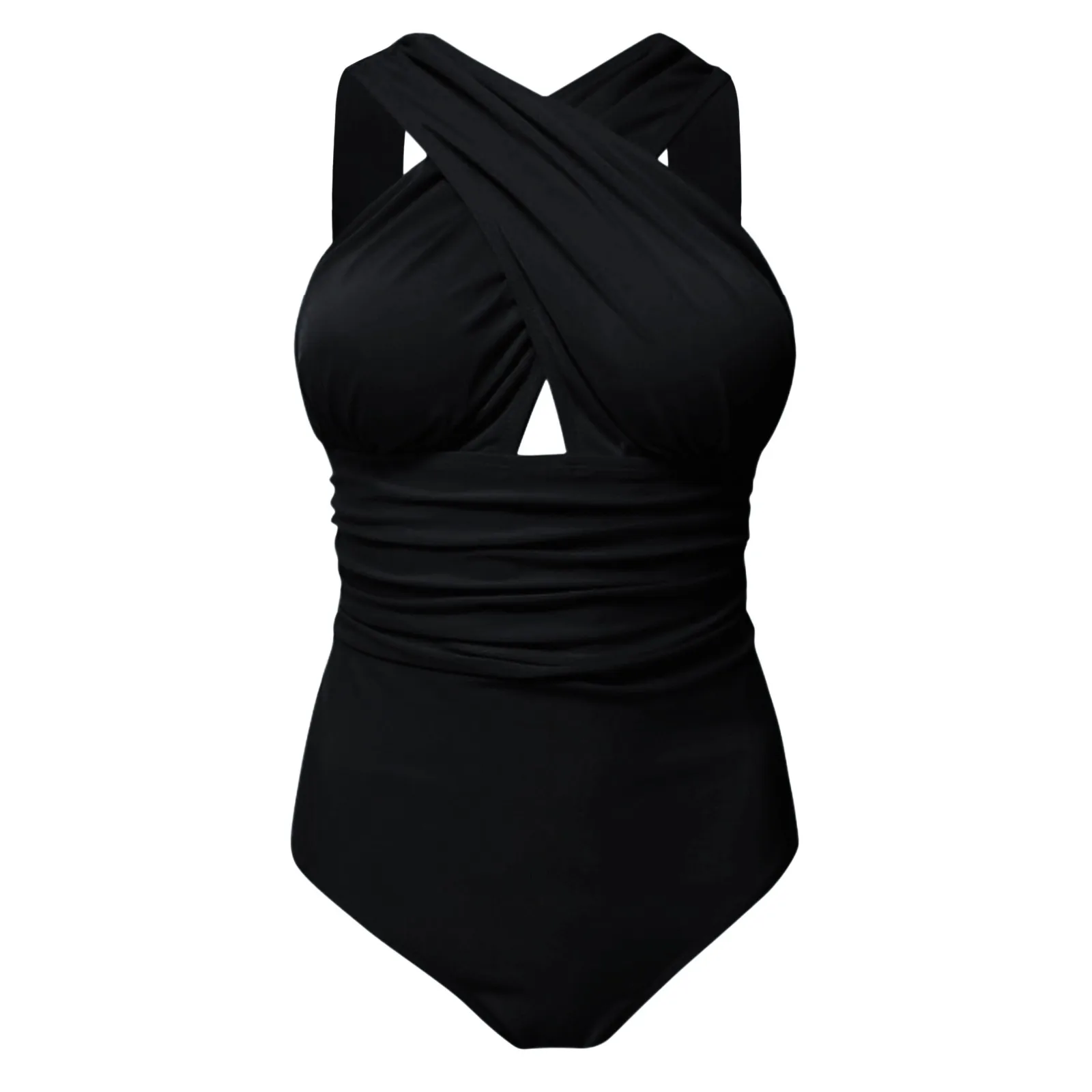 Women plus size swimsuits closed female body bathing suit for pool beachwear Sexy print one piece large size swimwear push up