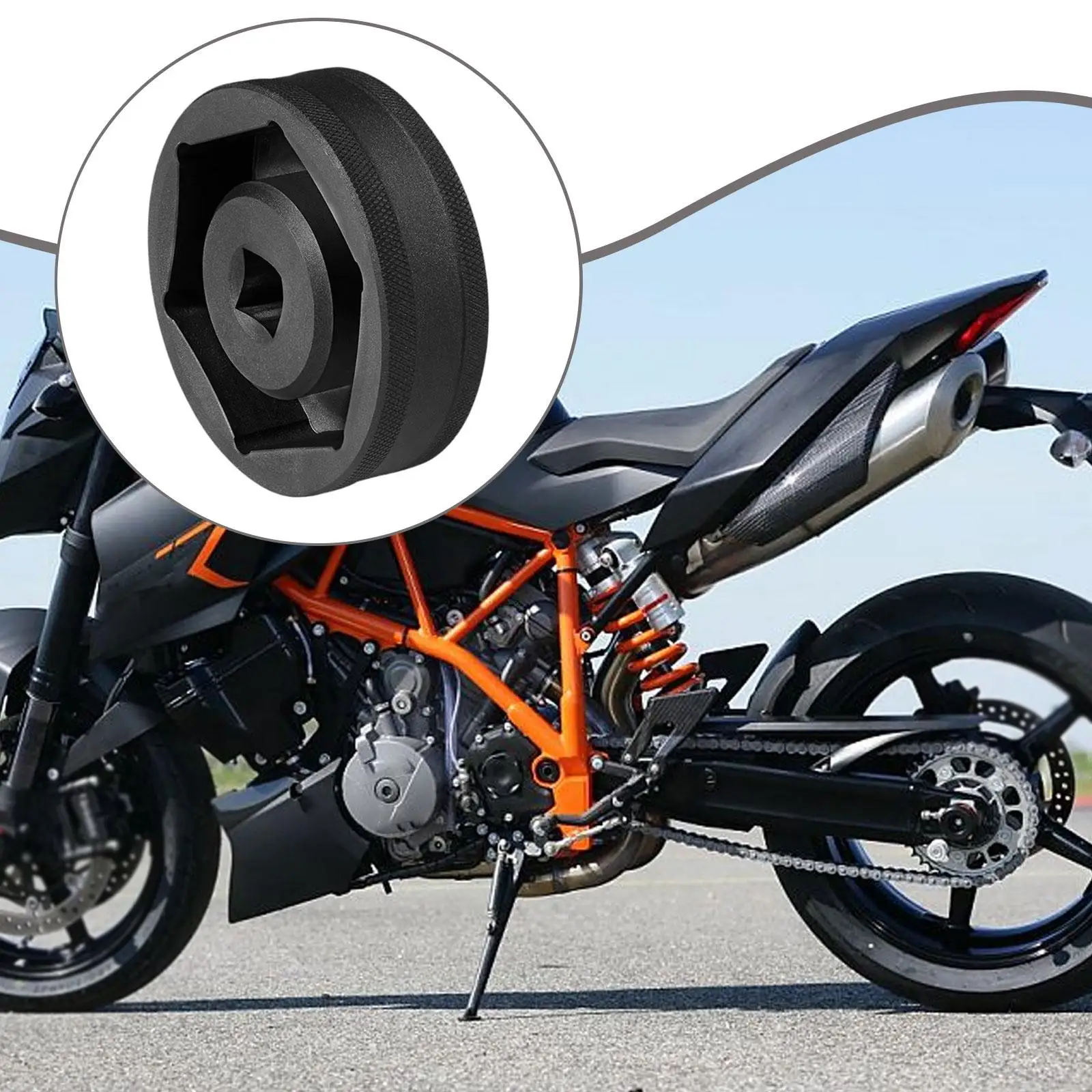 

Инструмент для гайки колеса мотоцикла, гаечный ключ для ремонта, запасное оборудование, простая установка, обслуживание, заменяет съемник гаечного ключа для 1290