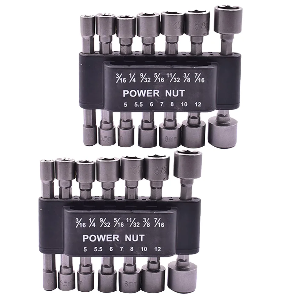 Assortiment de douilles cannelures, Kit de pilote d'embouts en étoile, outils robustes non magnétiques pour voitures, camions, réparation de machines, 14 pièces