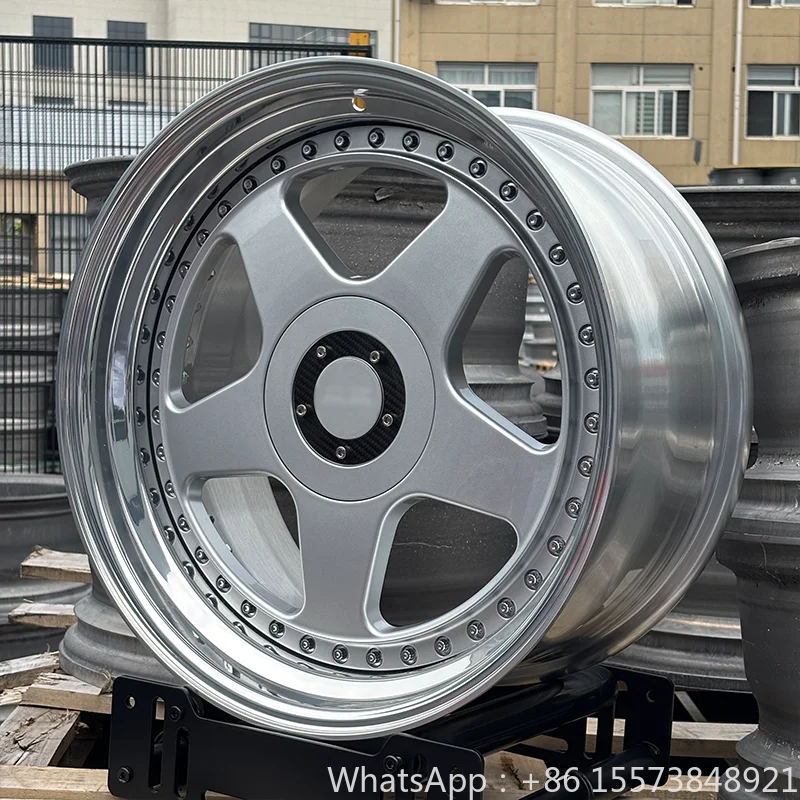 Forged Aluminum Alloy Wheel Custom 19 20 21 22 Inch 2-Piece Deep Dish Five-Spoke Racing Car Rims for R32 R33 R34 SUPRA MK4 AE86