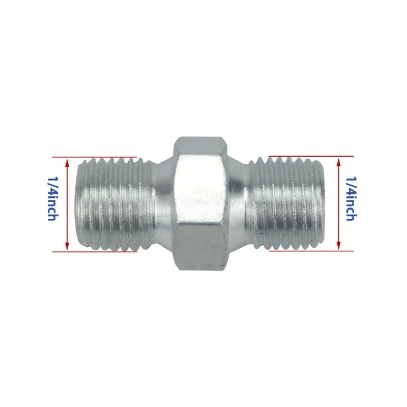 Tee Union Conversion Head  Airless Spray Gun Accessories High Pressure Pipe Spray Gun Airless Spray Gun 1/4 Butt Joint