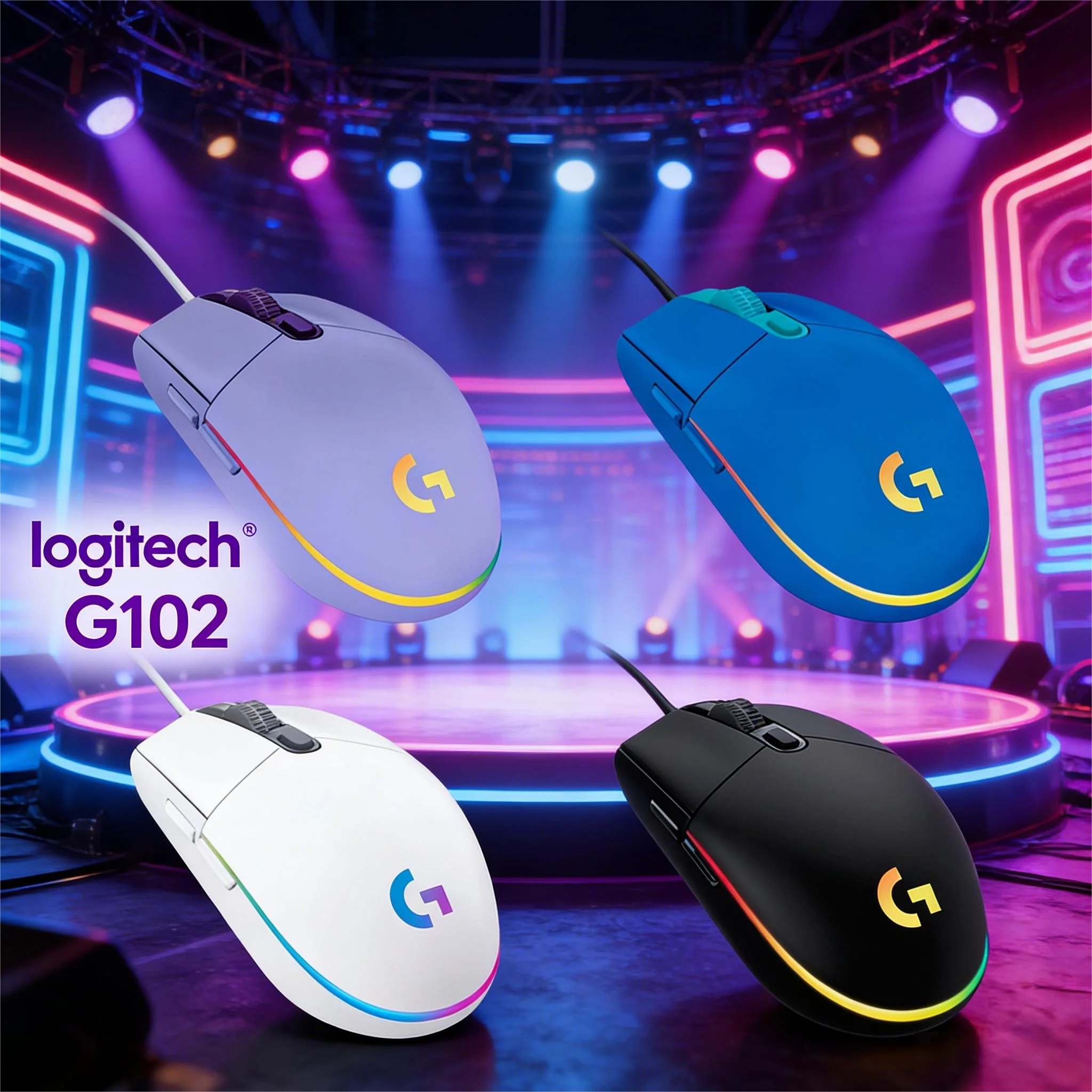 

Игровая мышь G102 Gen 2: RGB, проводная с макроклавишами