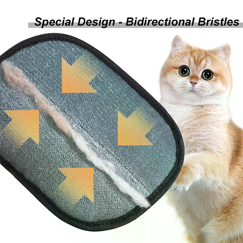 Hair Remover Electrostatic Gloves, 2025 New Pet Hair Removal Glove For Cats & Dogs Pet