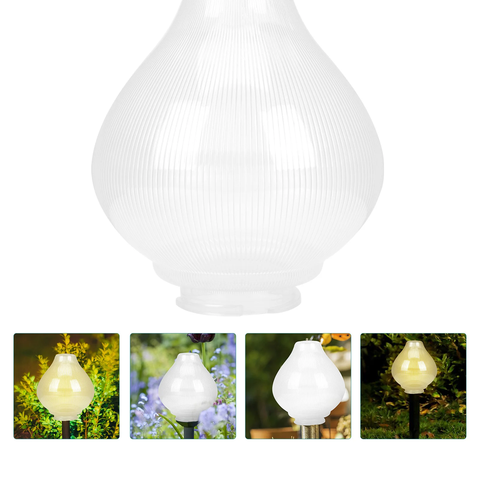 

Premium Acrylic Lamp Cover For Outdoor Garden Wall Light Durable Waterproof Shade White Stylish Modern Decor Floor Lawn