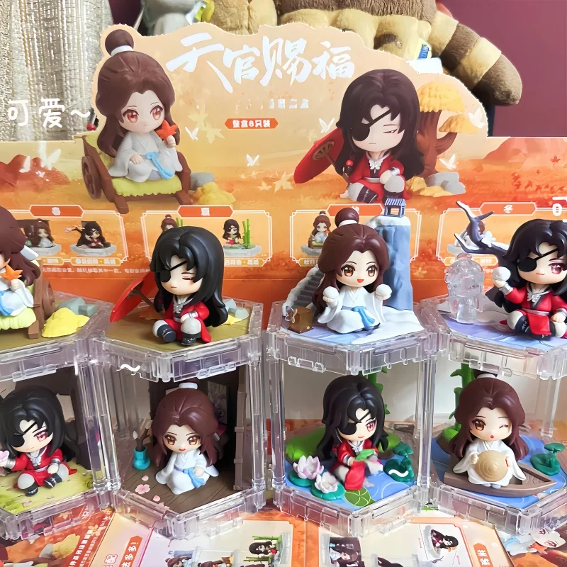 

Новая мультяшная фигурка, игрушка Heaven OfficialS Blessing Four Seasons Companion Series, слепая коробка, модная игрушка, декор для рабочего стола, подарок на день рождения