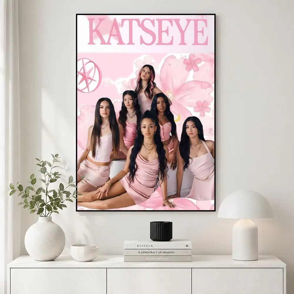 Idol KATSEYE Poster Hochwertige Wandkunst-Poster, geeignet für Heimbüros, Schlafzimmer und Wohnzimmer. – Detail 5