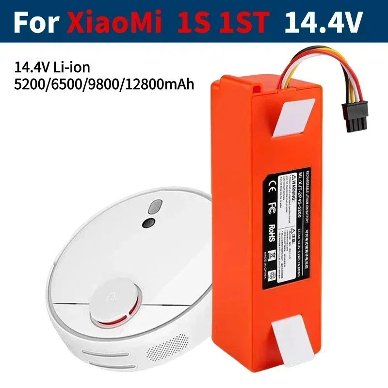 

100% Original BRR-2P4S-5200S Robotic Vacuum Cleaner Replacement Battery For Xiaomi Roborock S55 S60 S65 S50 S51 S5 MAX S6 Parts