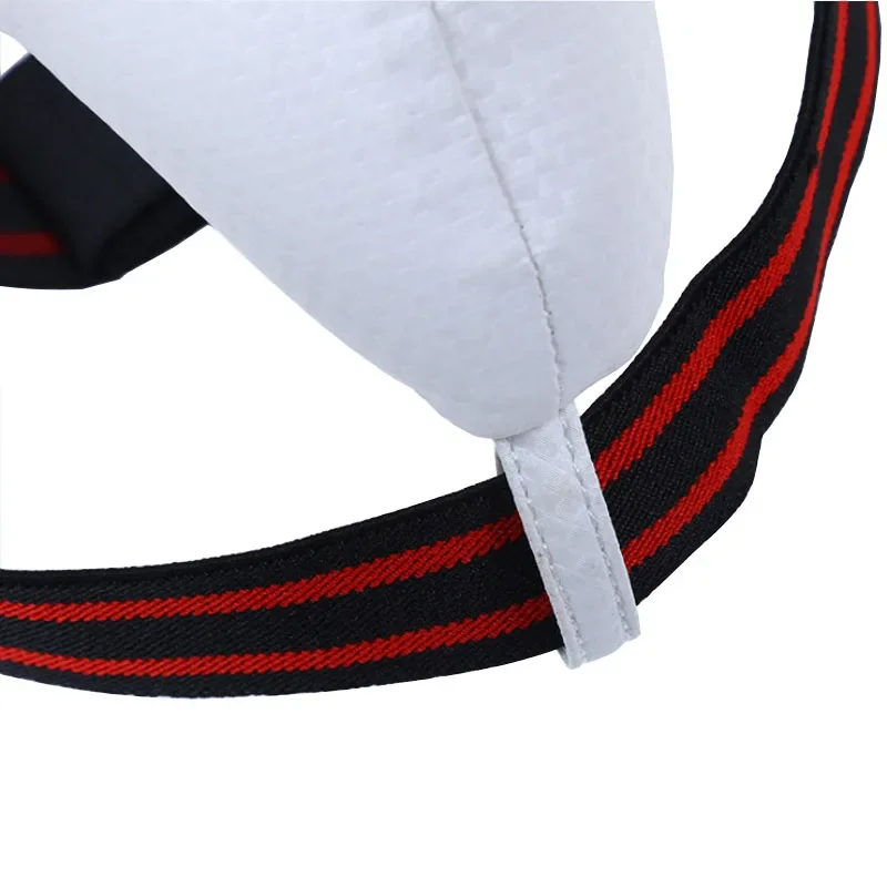 Jockstrap Taekwondo ochraniacz na pachwinę męska pucharka sportowa talia ochraniacz brzucha do Karate MMA boks Kung Fu Sanda