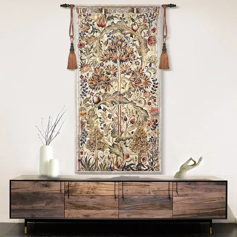 Phoenix Home US Imported William Morris Classic Tapestry Reproduction Series European Jacquard Tapestry Interior Tapestry