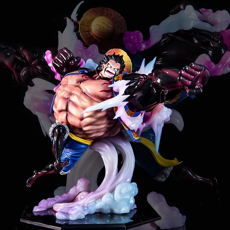 One Piece Figure Monkey D Luffy Anime Figure GK Gear 4 Action Figure Model Collection Dolls Statue Toys Figma Children Gifts