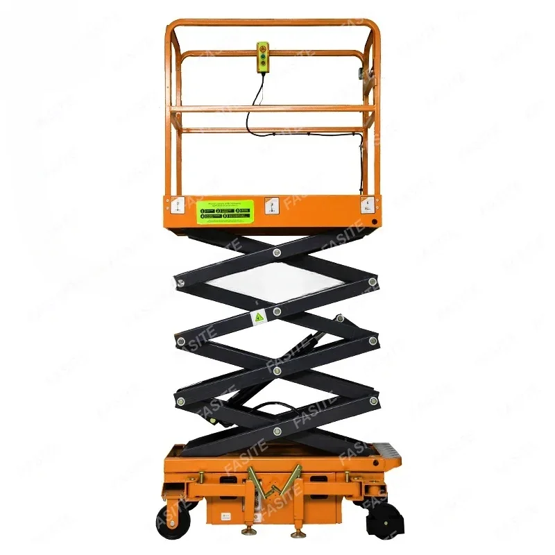 3.9m 4.8m One Man Lifter Scaffolding Platform Elevator Mini Scissor Lift