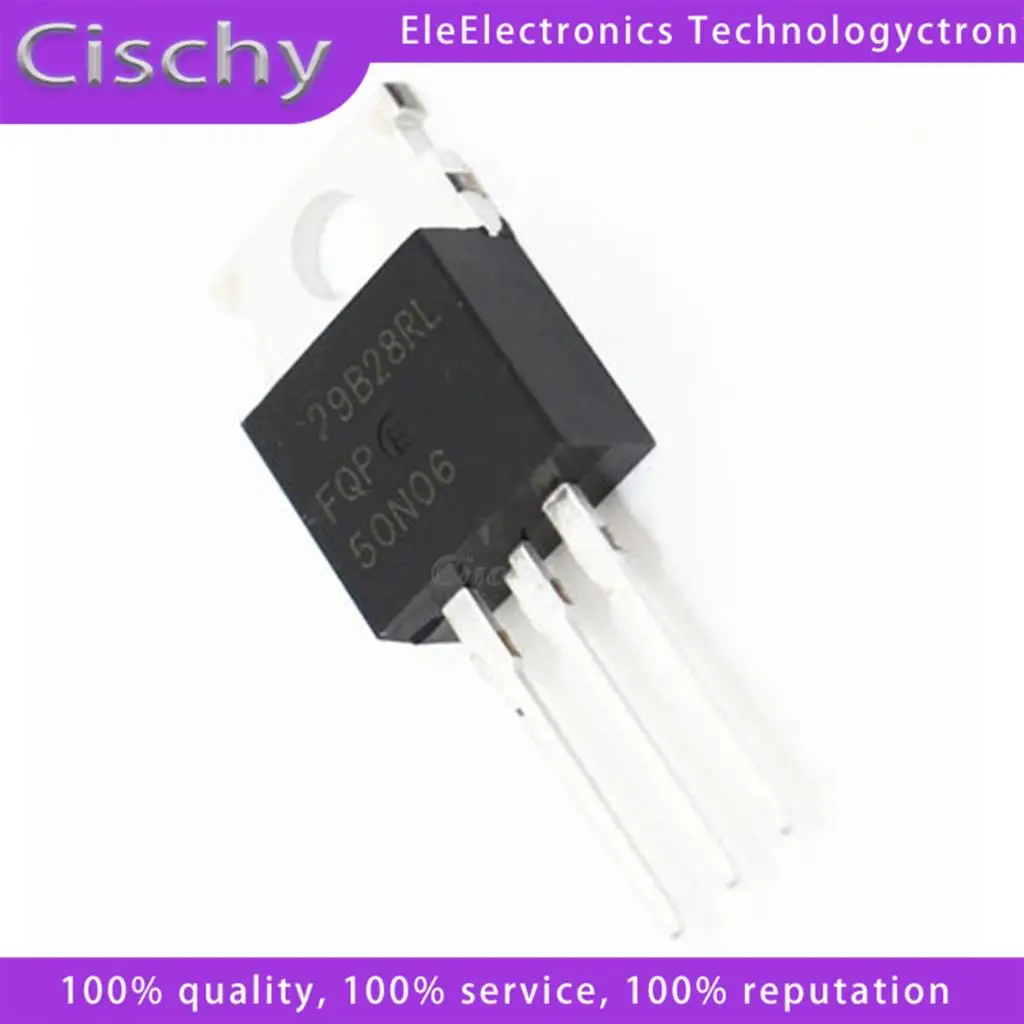 10pcs FQP50N06 TO220 RFP50N06 50N06 50A 600V MOSFET TO-220 In Stock