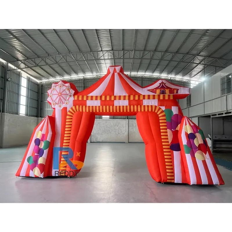 Giant Inflatable Arch for Carnival Circus Event Entrance Decoration Large Air Blown Doorway Gate for Party Festival Outdoor