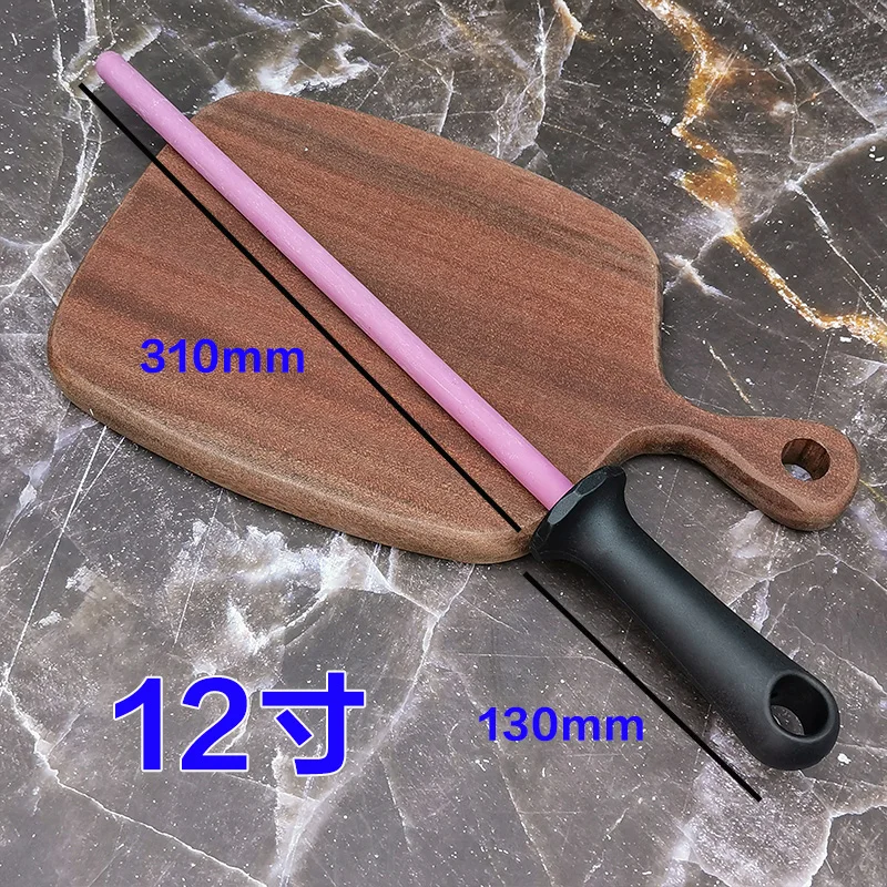 8/10/12 بوصة المهنية مبراة سكاكين سيراميك قضيب دائم سكين طاحونة مع عدم الانزلاق مقبض سكين المطبخ شحذ شفرة #3