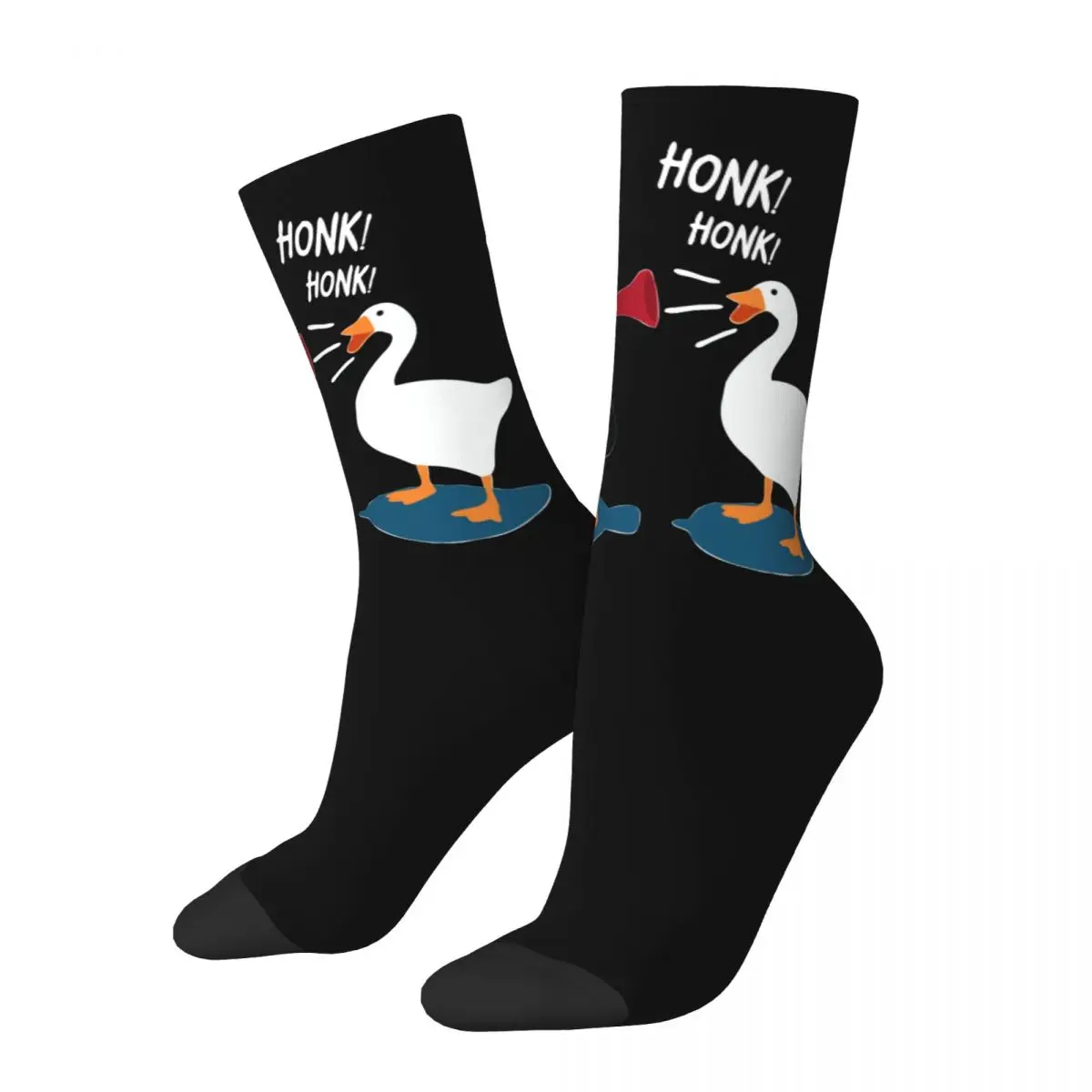 Happy Funny Men's Socks Crazy Noot Honk Sock Pingu Pinga Penguin High Quality Women Socks Spring Summer Autumn Winter