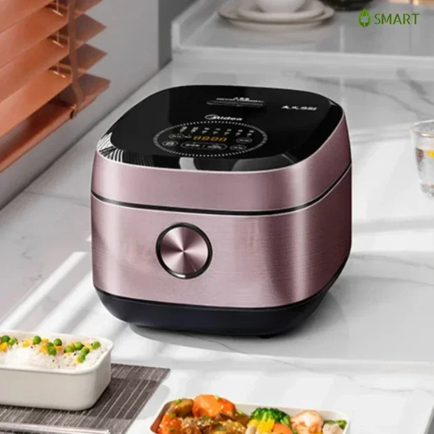 Новая домашняя кухонная рисоварка емкостью 4 л/5 л (для 3–4/5–6 человек), интеллектуальная, с толстым антипригарным вкладышем.