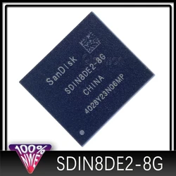 2PCS~10PCS/LOT 100% NEW SDIN8DE2-8G SDIN8DE2 BGA153 original EMMC 8g mobile phone flat chip