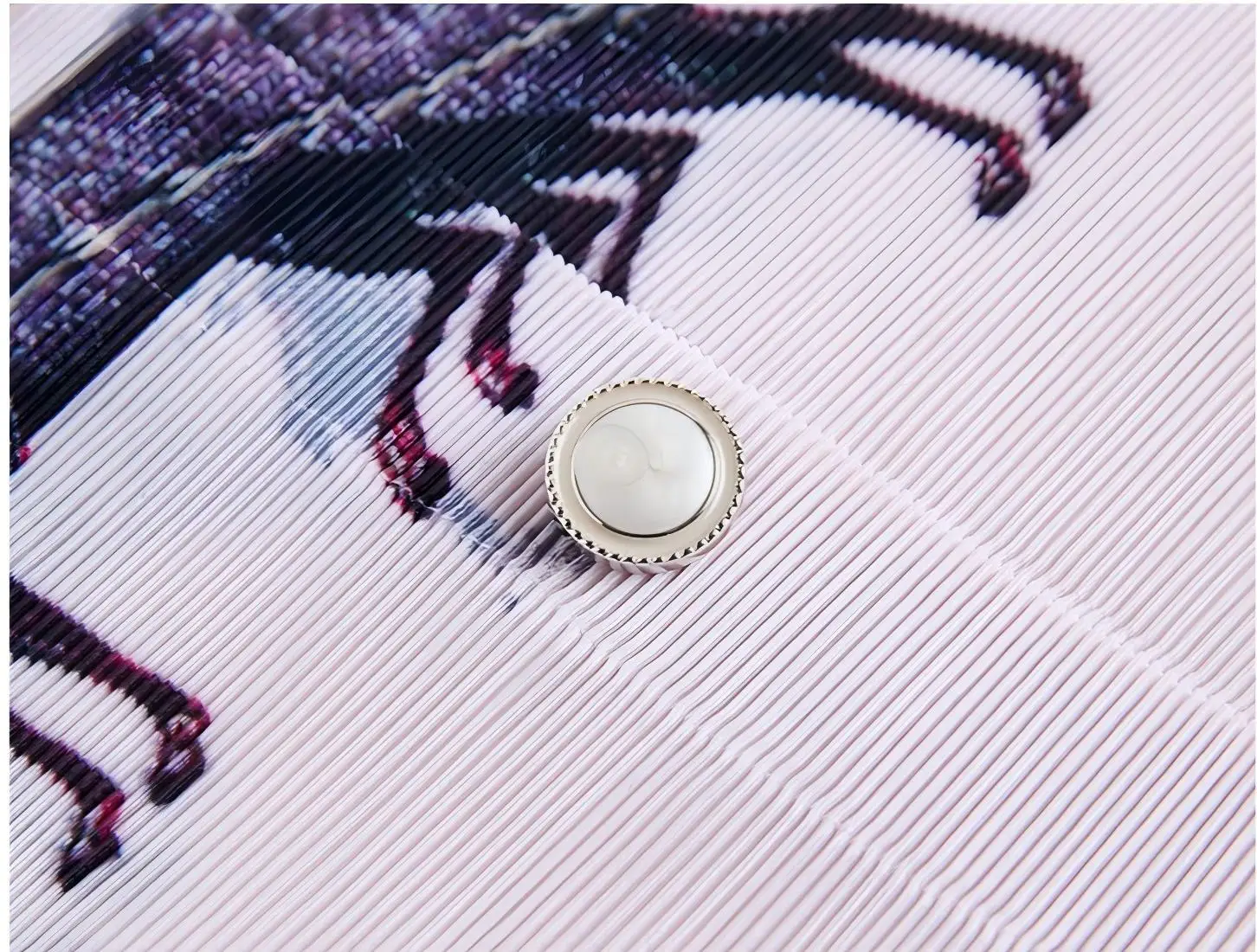 ชุดเดรสลายดอกไม้แฟชั่นมิยาเกะ ชุดเดรสผู้หญิงใหม่สำหรับฤดูใบไม้ผลิ/ฤดูร้อน ไซส์พลัสระดับไฮเอนด์สำหรับคุณแม่วัยกลางคน