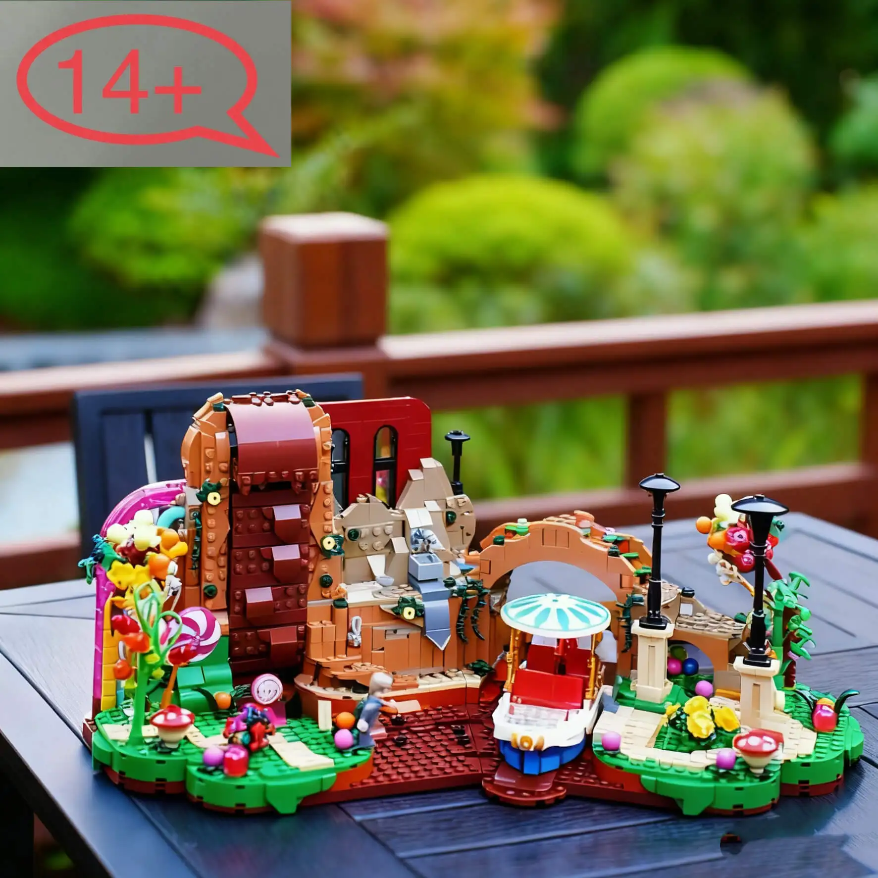 

2026Pcs Candy Chocolate Factory Building Set Compatible 21360 Street View Assemble Brick Toy Christmas Gift For Children Adult