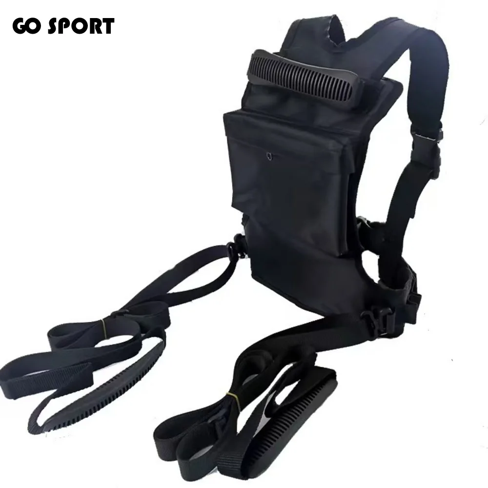 

Регулируемый детский страховочный рюкзак-шлейка для лыж с встроенным тренажером, легкий, с контролем скорости