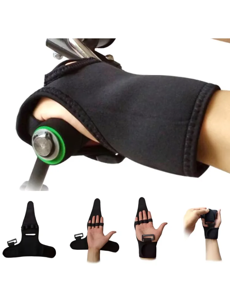 Rehabilitation Assistance Gloves Fixed Finger Grip Training Stroke Hemiplegia Exercise Equipment, Protective Gear