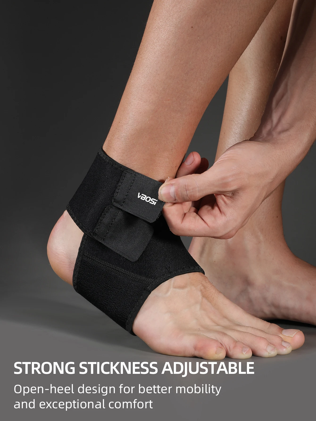 1 Piece Adjustable Neoprene Ankle Support for Running Basketball