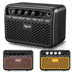 Pogolab Wireless Bluetooth Speaker Outdoor Portable Guitar Amp 5W Practice Electric Amplifiers for Electric Guitar Mini Speaker