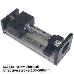 CNC Sliding Table Z axis stage travel 100-800mm 12mm linear rail MGR12 SFU1204 ball screw Linear Actuator Bundle Kit