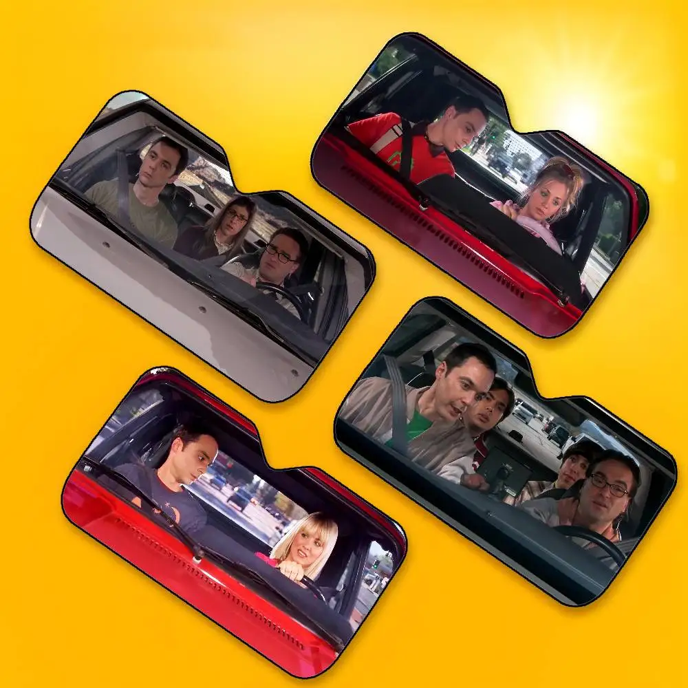The Big B-Bang T-Theory Car SunShade Windshield Foldable Three-layer Insulation Sunshade By Suction Cup Blocks UV Rays Sun