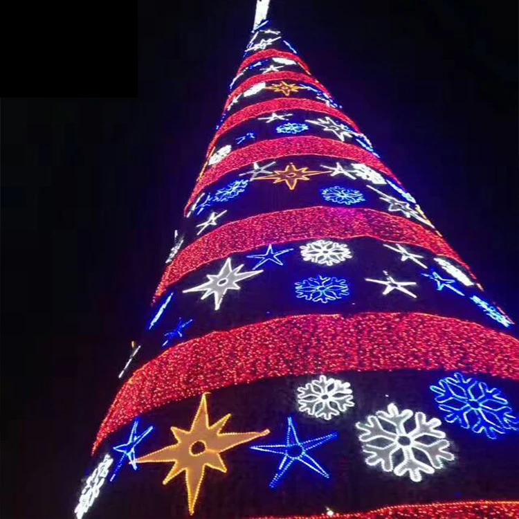 Personalizado grande LED Luminous Christmas Tree Modeling Lights, decoração do feriado