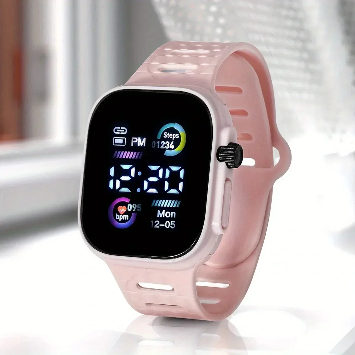 Relojes digitales con pantalla Led para niños y niñas, reloj de pulsera electrónico luminoso deportivo para niños y estudiantes, Relojes de regalo